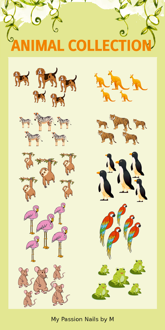 Mata Animal Collection z wzorami zwierząt do nail artu